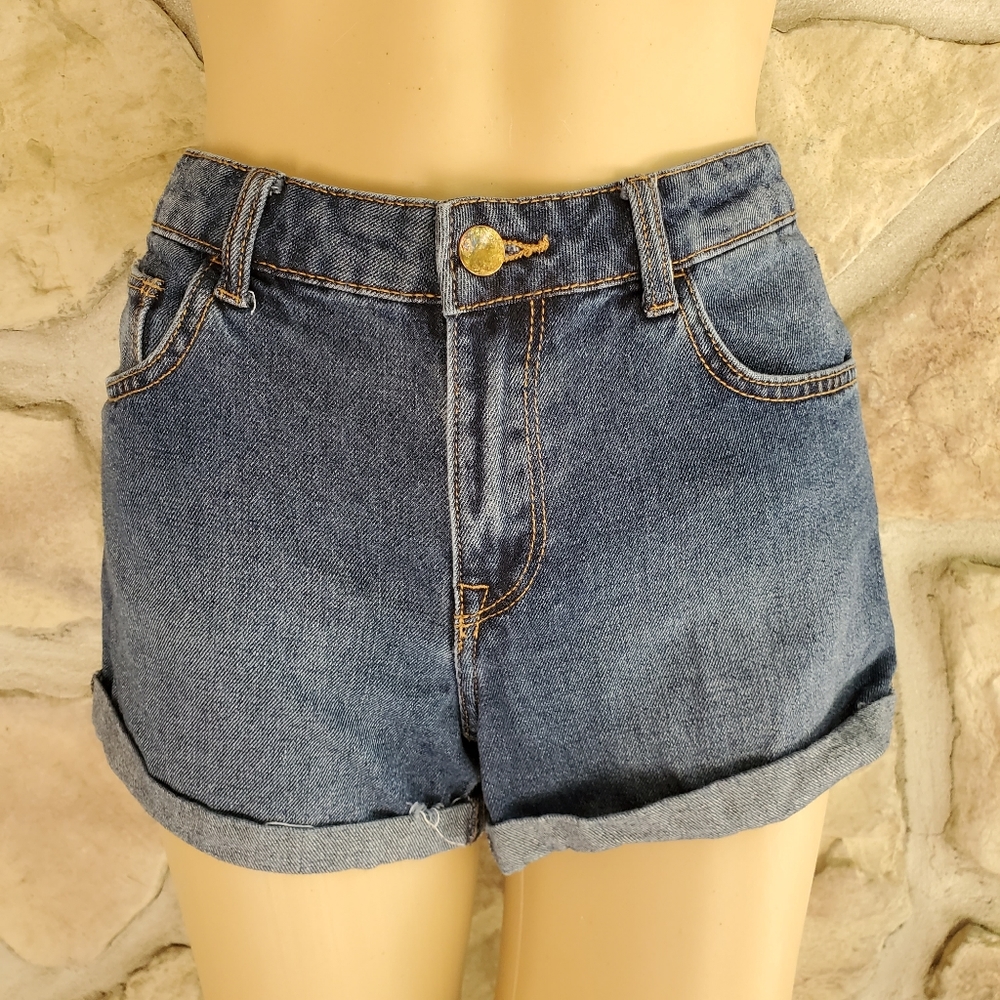 H&M | Cuffed Jean Shorts
